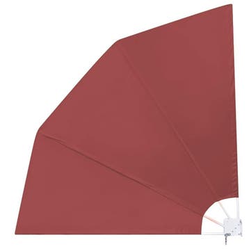 Zonnescherm Terracotta 210cm | Tweedekansje | OP=OP, Staal, 200 cm of meer, Ophalen of Verzenden, Zo goed als nieuw
