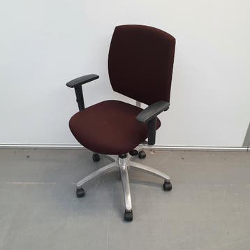 Drabert Entrada bureaustoel - bruine stof, Ophalen of Verzenden, Nieuw