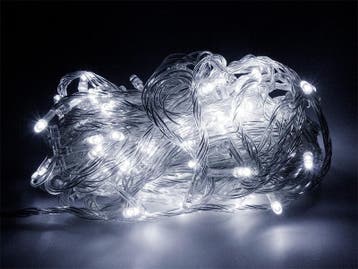Kerstverlichting Koud Wit 22 Meter 300 LEDs - 8 Standen, Diversen, Kerst, Ophalen of Verzenden, Nieuw