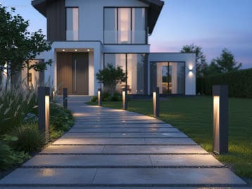 (2x) Staande tuinlamp 68cm GU10 fitting zwart..., Nieuw