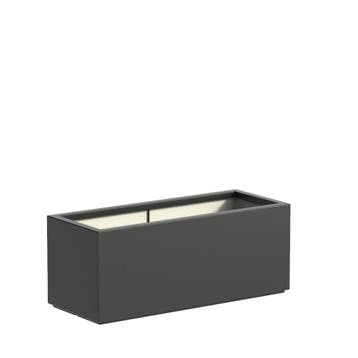 Polyester plantenbak 100x40x40cm - Met bodem, Kunststof, 100 cm of meer, Nieuw, Rechthoekig