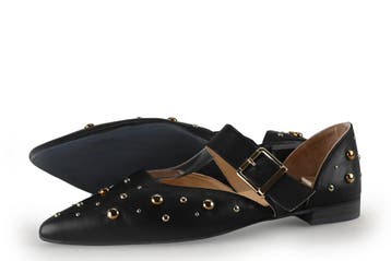 Babouche Ballerinas in maat 39 Zwart, Kleding | Dames, Verzenden, Zwart, Ballerina's, Zo goed als nieuw
