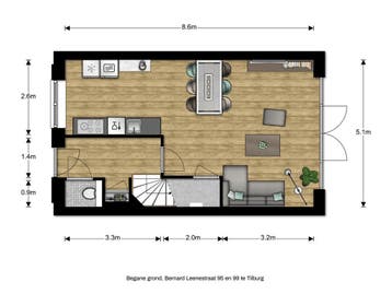 Te huur: Huis Bernard Leenestraat in Tilburg, Tilburg, Noord-Brabant