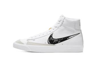Nike Blazer Mid 77 Sketch White Black, Nieuw