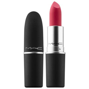 MAC Cosmetics Powder Kiss A Little Tamed Lipstick - 3g, Ophalen of Verzenden, Nieuw, Lippen, Make-up