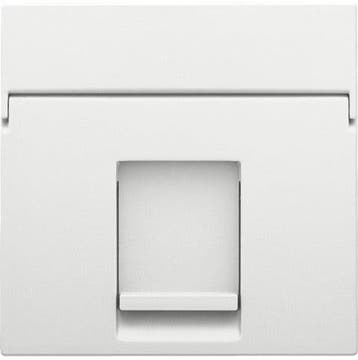 Niko RJ45 Enkele Poort Witte Centrale Plaat - 154-65100, Verzenden, Nieuw, Overige typen