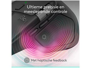 Logitech -  Mx Master 4 Muis  - Graphite, Rechtshandig, Muis, Ergonomisch, Verzenden