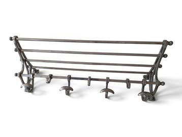 Kapstok - Metaal vernikkeld (zwaar) - Met hoedenplank