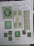 Frankrijk 1872 - met variëteit, cataloguswaarde €500, studie, Gestempeld