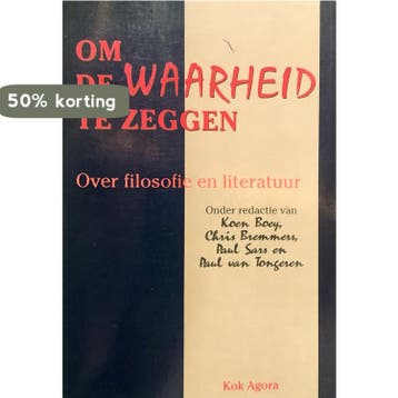 Om de waarheid te zeggen 9789039105139, Verzenden, Gelezen