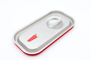 Gastronorm Deksel - 1/3 GN - RVS - Luchtdicht Rubber, Verzenden, Nieuw in verpakking, Transport en Opslag
