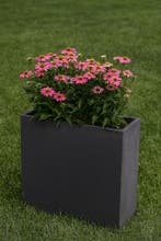 Plantenbak Fiberclay 58x23x58 cm Antraciet, Verzenden, Nieuw