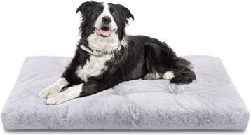 Hondenmand - Hondenkussen - Hondenbed - Grijs - 95x60 cm - N, Dieren en Toebehoren, Hondenmanden, Verzenden, Zo goed als nieuw