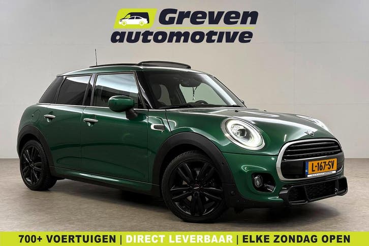 MINI Cooper 1.5 Cooper JCW | 136PK | Pano | Virtual | Sfeer, Auto's, Mini, Automaat, Benzine, Groen, Boordcomputer, Euro 6, Verzenden