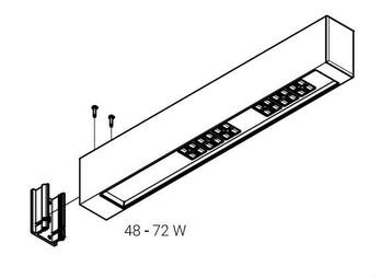 gevelverlichting BEAM LED SCONE 26>67W, Nieuw
