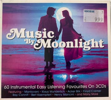 cd - Various - Music By Moonlight - 60 Instrumental Easy..., Verzenden, Zo goed als nieuw