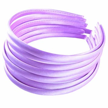Fako Fashion - Diadeem - Satijn - 10mm - Lichtpaars - 10, Sieraden, Tassen en Uiterlijk, Verzenden, Nieuw