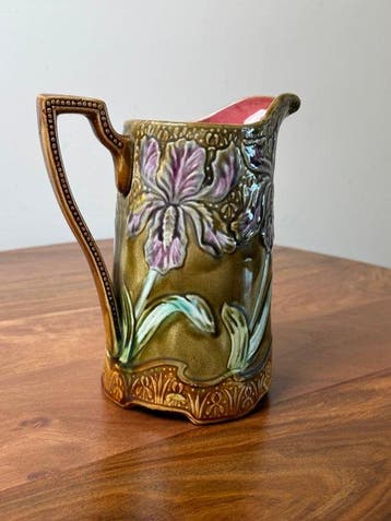 Onnaing - Kruik - Majolica - Jarra Onnaing Art Nouveau, Antiek en Kunst