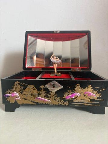 Muzikale juwelendoos - Japan - 1950-1960 - Sankyo, Elegante