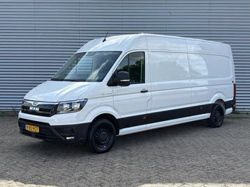 MAN TGE 35 2.0 3.140 L4H3 Automaat Cruise Camera Sensoren Ai, Automaat, Stof, Gebruikt, Euro 6