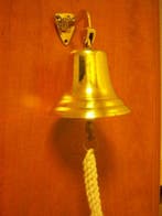 Scheepsbel messing koperen cafe bar bel rondje bel ijscobel, Ophalen of Verzenden, Nieuw, Overige typen