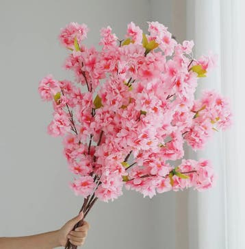 Kunstbloemen Boeket Sakura Takken - Sfeervolle Decoratie voo, Hobby en Vrije tijd, Feestartikelen, Verzenden, Nieuw