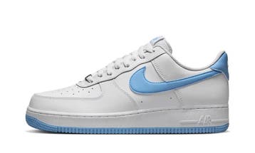 Nike Air Force 1 Low 07 White Aquarius Blue, Nieuw