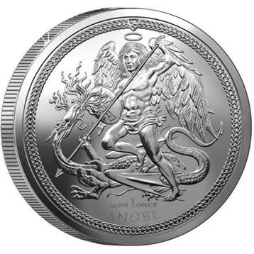 Isle of Man. 1 Angel 2024 1 oz Isle of Man The Angel Silver