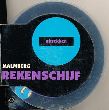 Rekenschijf Aftrekken Malmberg, Verzenden, Nieuw