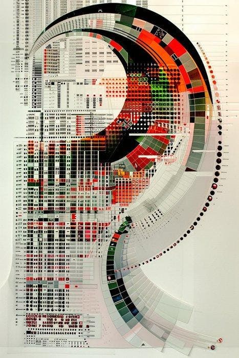 Albert Bonau - Radial Overflow, Antiek en Kunst, Kunst | Designobjecten