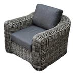 Las Palmas lounge tuinstoel grijs, Ophalen of Verzenden, Nieuw, Wicker