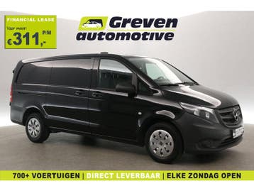 Mercedes-Benz Vito CDI Lang | Airco | Camera | Trekhaak |, Euro 6, Zwart, Mercedes-Benz, Nieuw