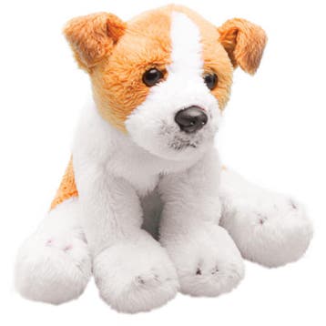 Jack Russel hond knuffel - pluche - 13 cm - speelgoed, Verzenden, Nieuw