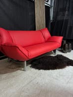 Leolux tango 3 zits ferrari rood, Huis en Inrichting, Banken | Bankstellen, Ophalen, Driepersoons, Leer, Zo goed als nieuw