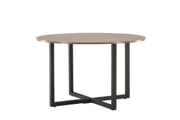 Eettafel  Christy  120 cm  Walnoot  Jörn, Verzenden, Nieuw