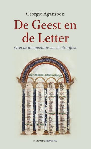 De Geest En De Letter | Giorgio Agamben | Nieuw, Ophalen of Verzenden, Nieuw, Giorgio Agamben