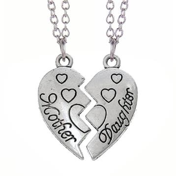 Fako Bijoux - Vriendschapsketting - Mother Daughter Hartjes, Verzenden, Nieuw