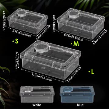 Reptielen Voer- en Waterbak – Anti-Escape Insectenbak Terrar
