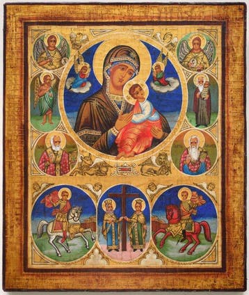 Icoon - Russische Orthodoxe icoon «Onze-Lieve-Vrouw van