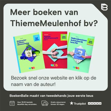 Traject V&V Persoonlijke basiszorg / 1 - niveau 3, Boeken, Schoolboeken, Verzenden, Gelezen, ThiemeMeulenhof bv