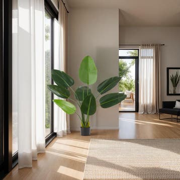 Kunst paradijsvogelboom Tropic, natuurgetrouw - 120 cm, Huis en Inrichting, Verzenden