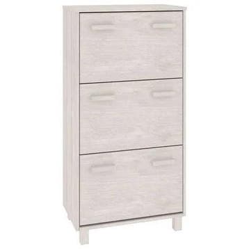 VidaXL schoenenkast, hout wit, 59,5 x 35 x 117 cm, Ophalen, Nieuw