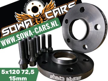 Spoorverbreders Spacers BMW serie 1 2 3 4 5 6 7 8 5x120 15MM, Auto-onderdelen, Banden en Velgen, Verzenden, Nieuw