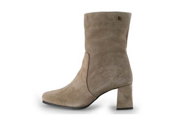 Babouche Enkellaarzen in maat 38 Beige, Verzenden, Beige, Lage of Enkellaarzen, Zo goed als nieuw