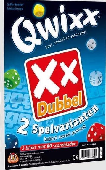Qwixx - Dubbel Scorebloks | White Goblin Games -, Verzenden, Nieuw