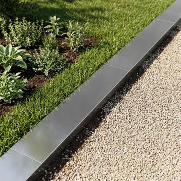 vidaXL Afdekprofiel voor tuinafboording 10 st 100 x 20 x 5, Verzenden, Nieuw