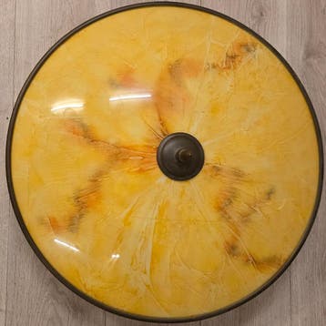 plafondlamp Marmer glas 283 Refurbished, Ophalen, Gebruikt, Overige materialen