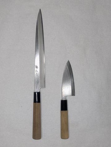 Keukenmes - Staal, Hout - Japan - Traditionele Japanse
