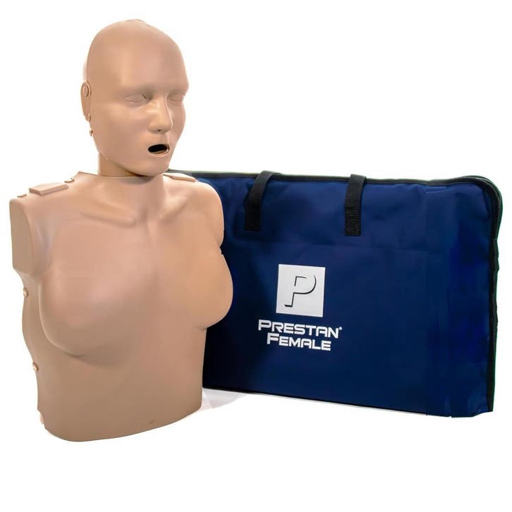 Prestan reanimatiepop volwassene (donker, vrouw), Sport en Fitness, Massageproducten