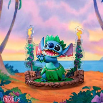 Lilo & Stitch Statue 1/10 Stitch Hula Dance 10 cm, Ophalen of Verzenden, Nieuw